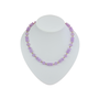 Amethyst Kette mit Kristall Perlen