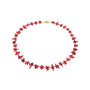 Astkorallenkette Rot mit Rubin-Zoisit
