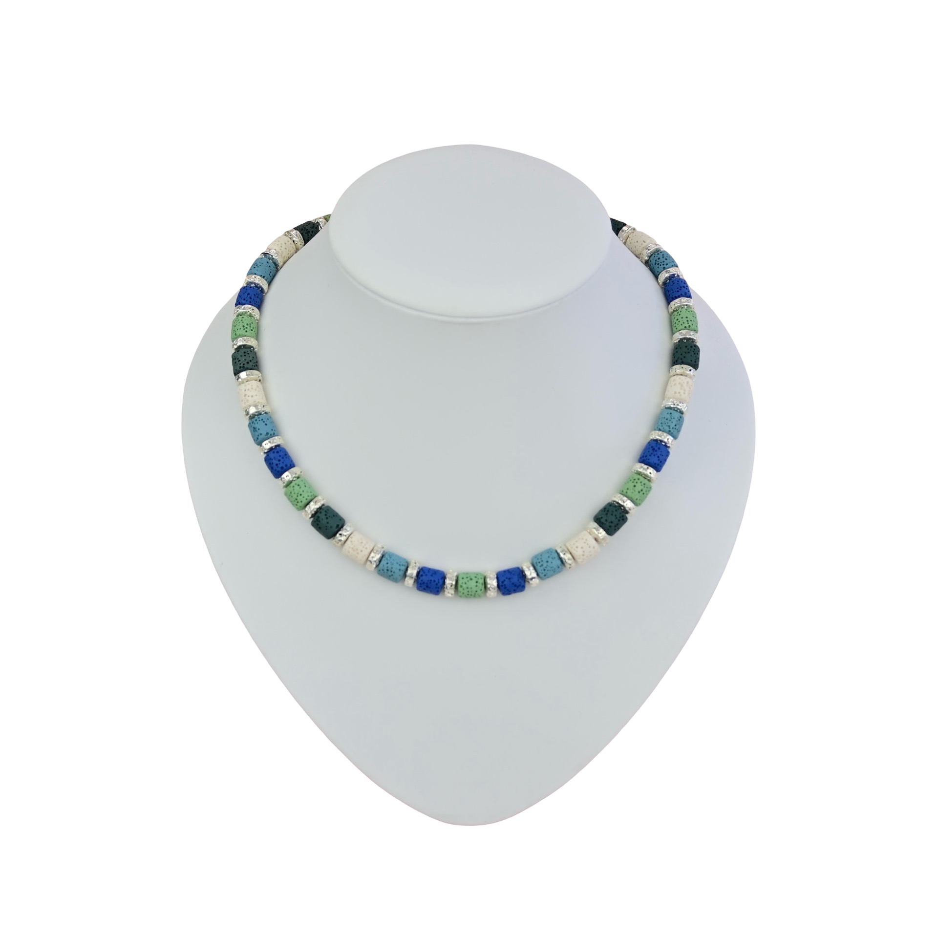 Bunter Lavastein Schmuck