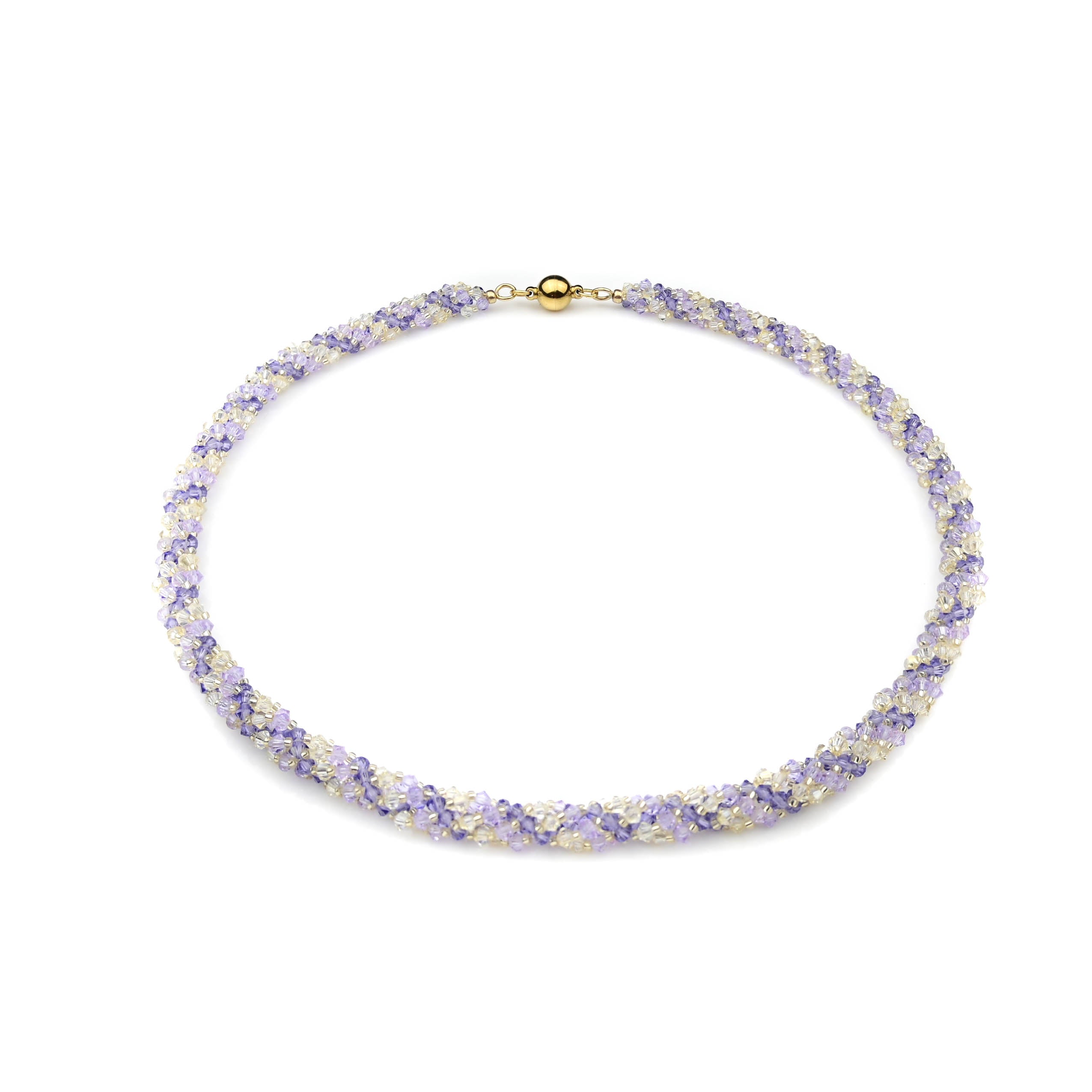 Edle Kette mit Kristallen von Perlenmieze