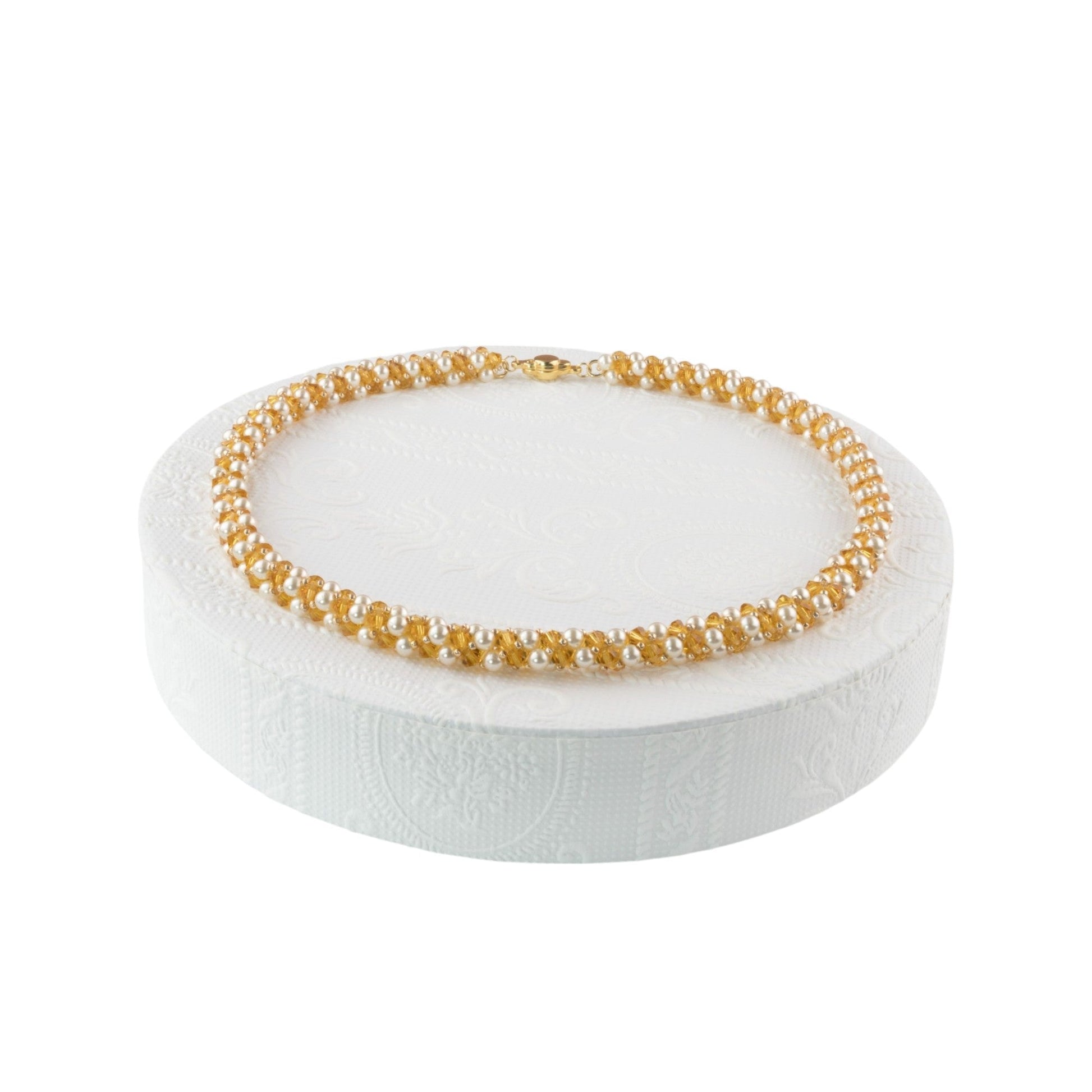 Elegante Kette Damen mit Kristallen