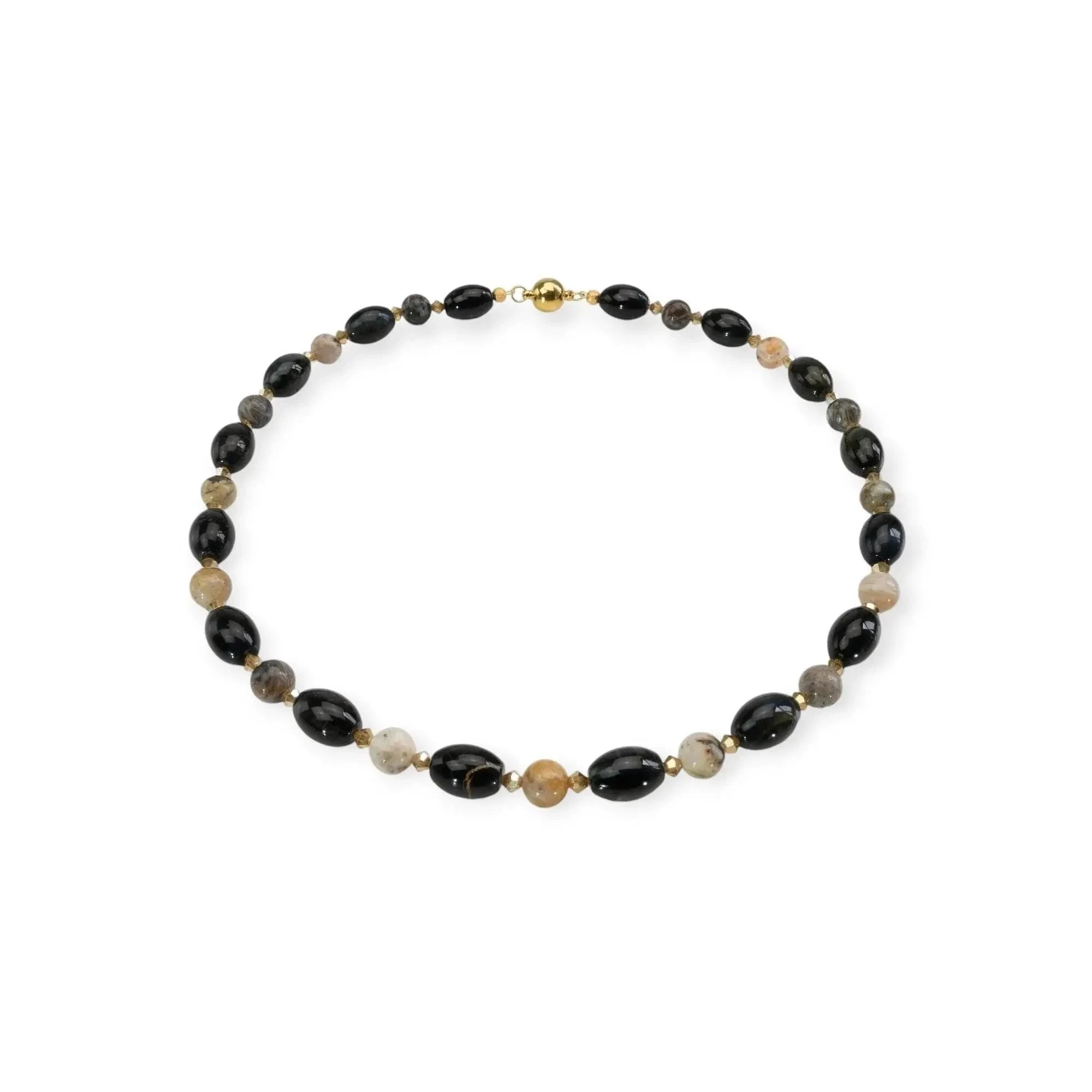 Falkenauge Kette und Armband Set Perlenmieze