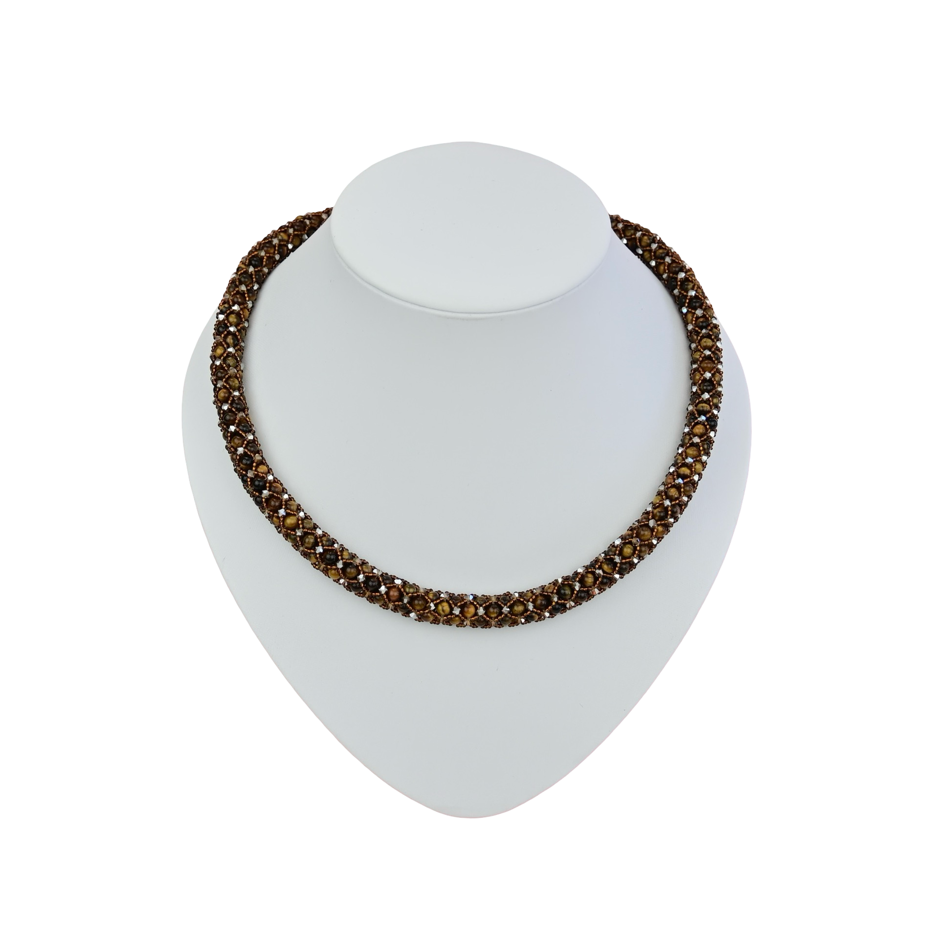 Tigerauge Kette Damen